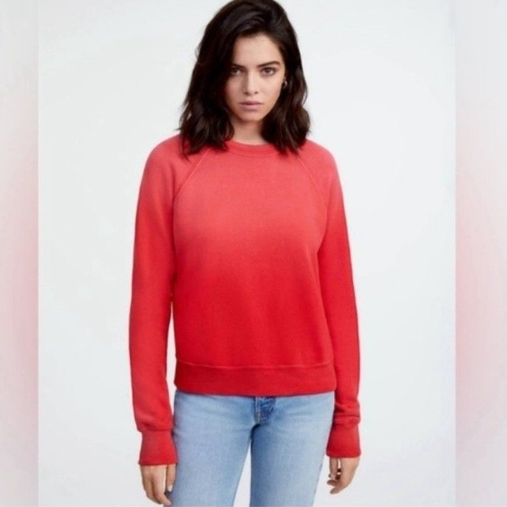 RE/DONE Classic Crewneck in Faded Crimson Women’s Size Small